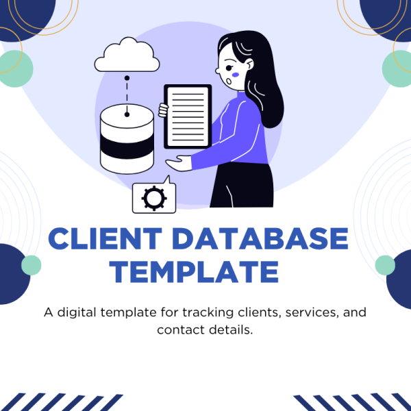 Client Database Template – Yourgaff Cleaning