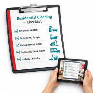 Residential Cleaning Checklist (Turkish Market Edition)