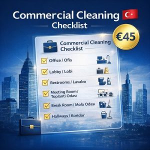 Commercial Cleaning Checklist (Turkish Business Spaces)