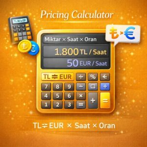 Pricing Calculator for Turkish Cleaning Services