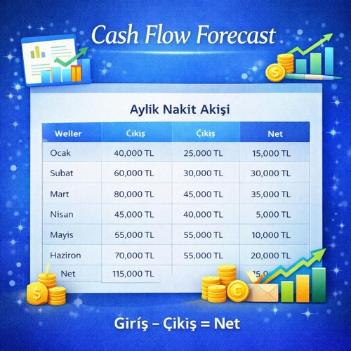 Cash Flow Forecasting Template for Turkey