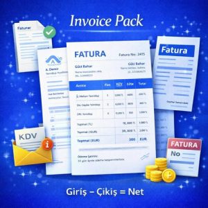 Invoice Template Pack for Turkish Market