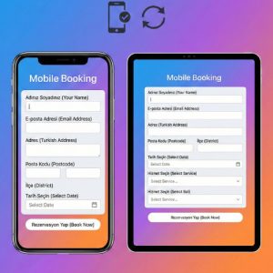 Mobile-Friendly Booking Form Template for Turkey