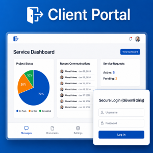 Client Communication Portal Template for Turkey