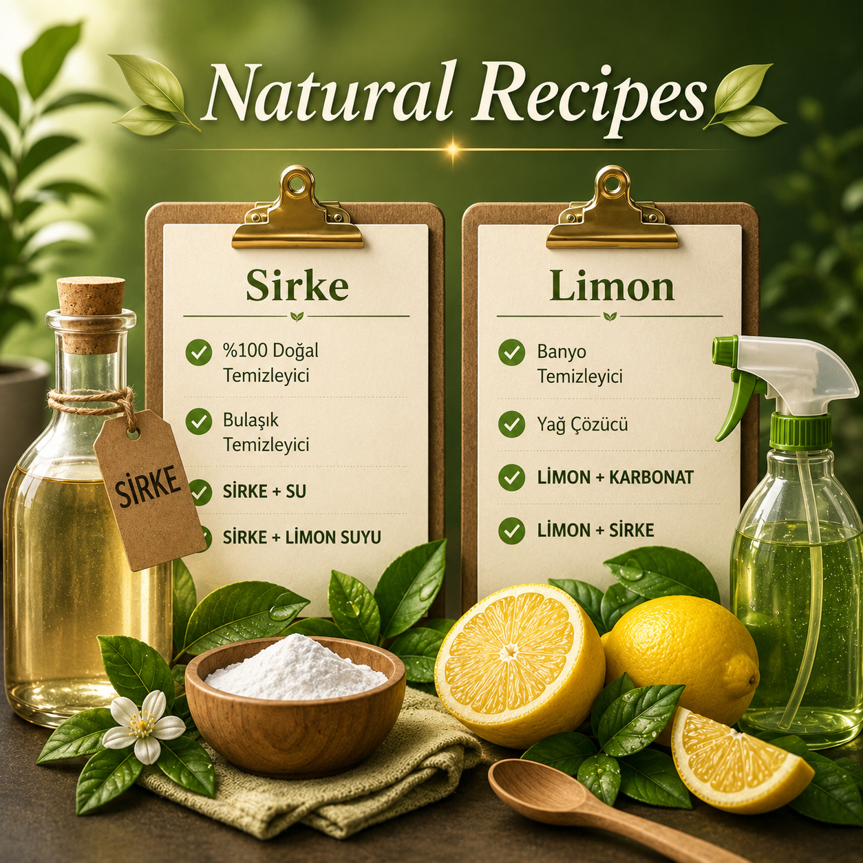 Eco-Friendly Cleaning Product Recipes for Turkey