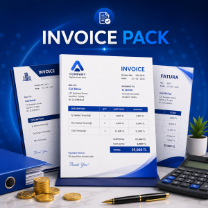 Invoice Template Pack for Turkish Market