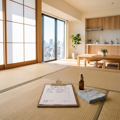Residential Cleaning Checklist (Japanese Home Edition)