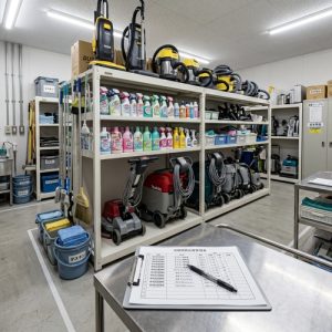 Cleaning Equipment Inventory Tracker for Japan